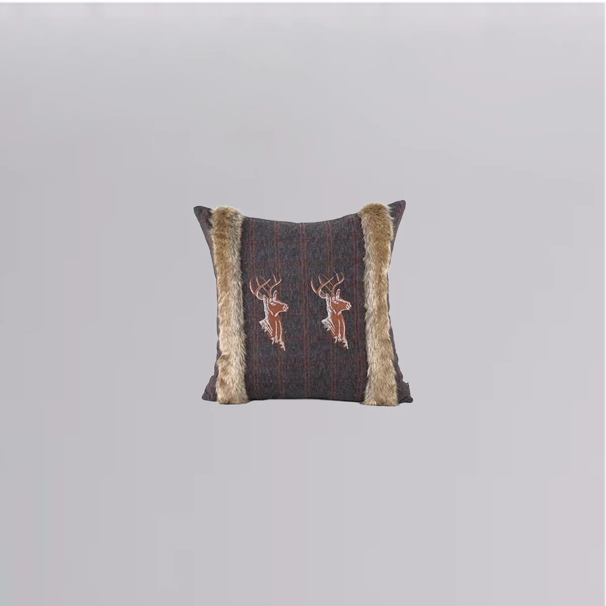 The Sofa & Chair Company Bespoke Bench inMonsieur Baudelaire Terracotta & Natural Oak Finish?>