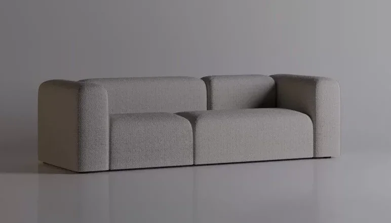 The Sofa & Chair Company Bespoke Bench inMonsieur Baudelaire Terracotta & Natural Oak Finish?>