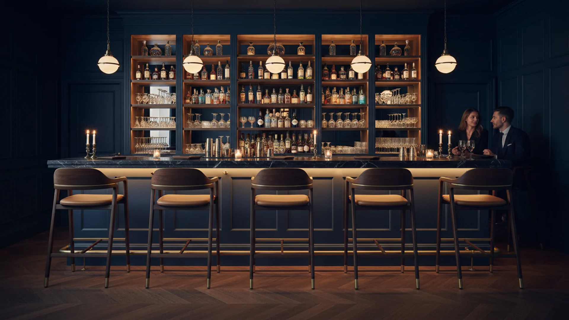 Redford Bar Stool - The Heritage Collection - view 1