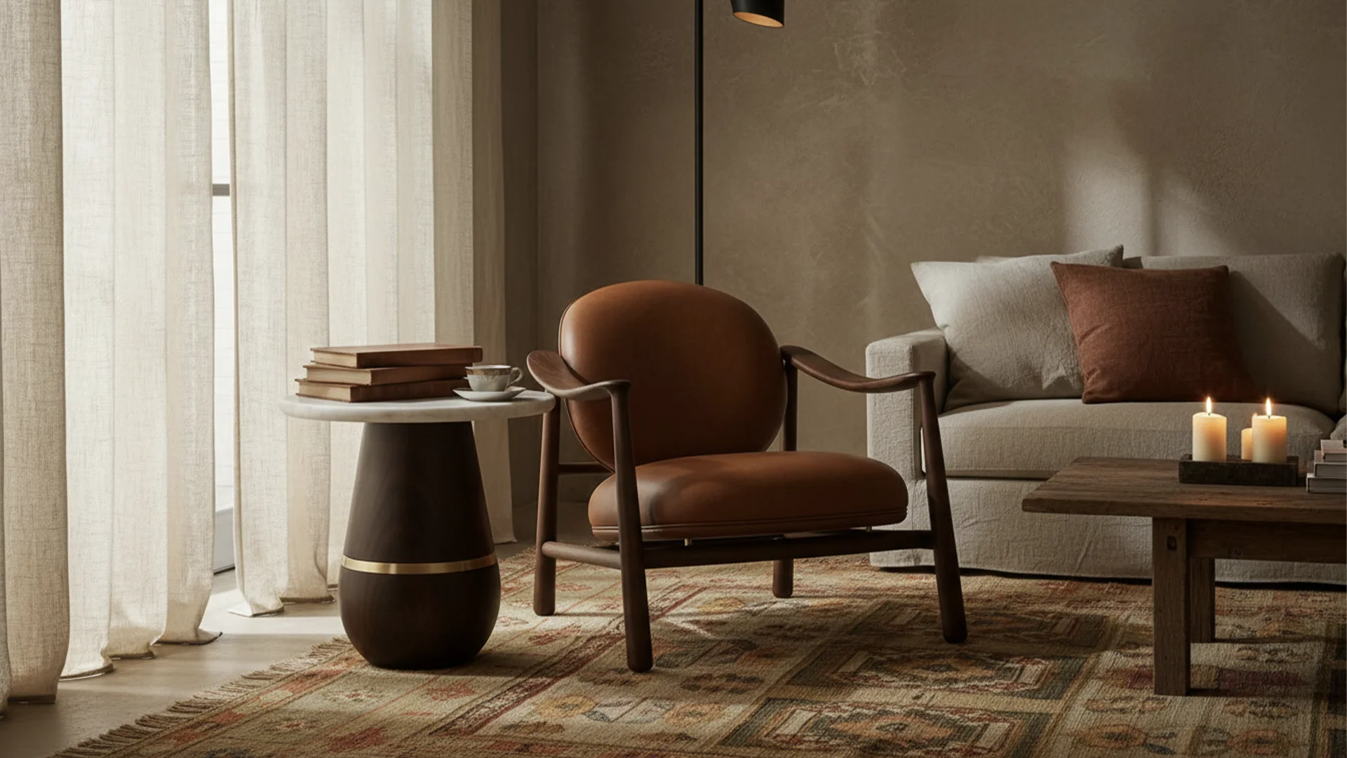 Bramwell Side Table - The Heritage Collection - lifestyle view 3