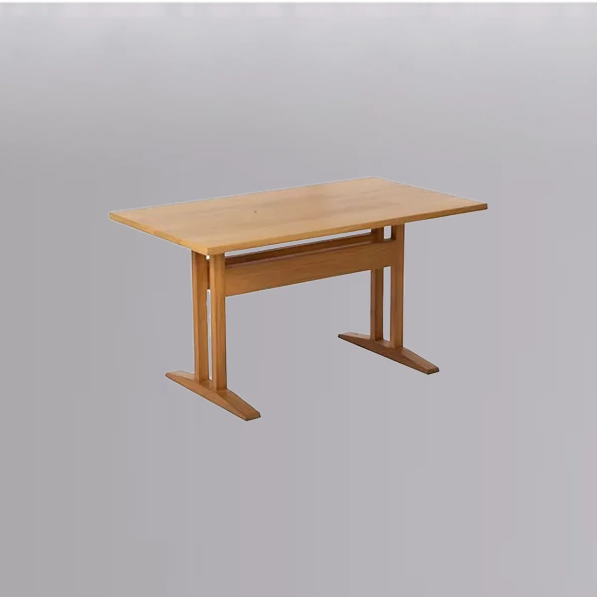 The Sofa & Chair Company Bespoke Bench inMonsieur Baudelaire Terracotta & Natural Oak Finish?>