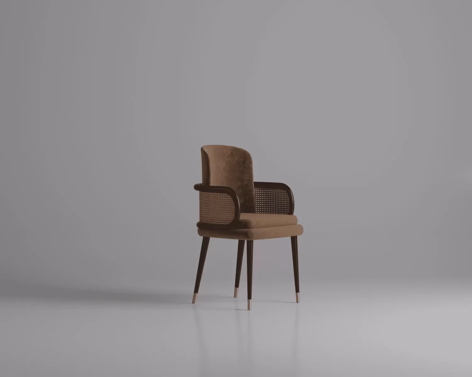 The Sofa & Chair Company Bespoke Bench inMonsieur Baudelaire Terracotta & Natural Oak Finish?>