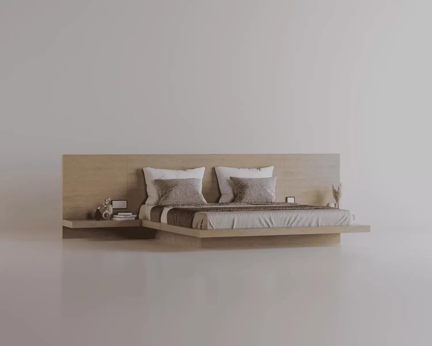 The Sofa & Chair Company Bespoke Bench inMonsieur Baudelaire Terracotta & Natural Oak Finish?>