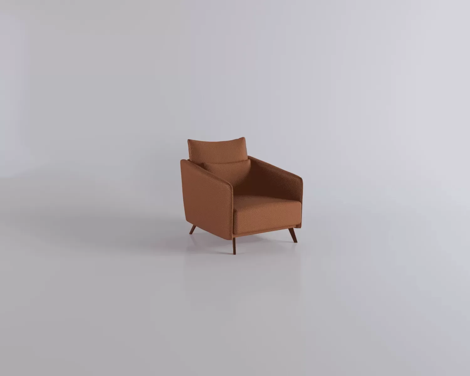 The Sofa & Chair Company Bespoke Bench inMonsieur Baudelaire Terracotta & Natural Oak Finish?>