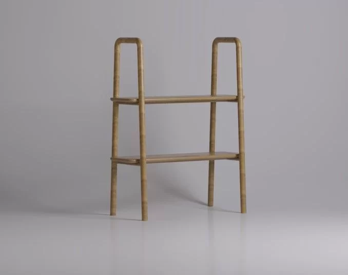 The Sofa & Chair Company Bespoke Bench inMonsieur Baudelaire Terracotta & Natural Oak Finish?>