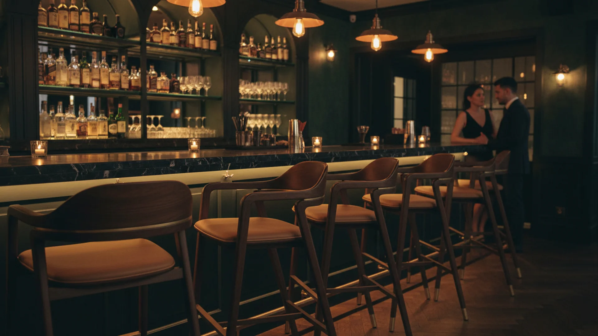 Redford Bar Stool - The Heritage Collection - lifestyle view 3
