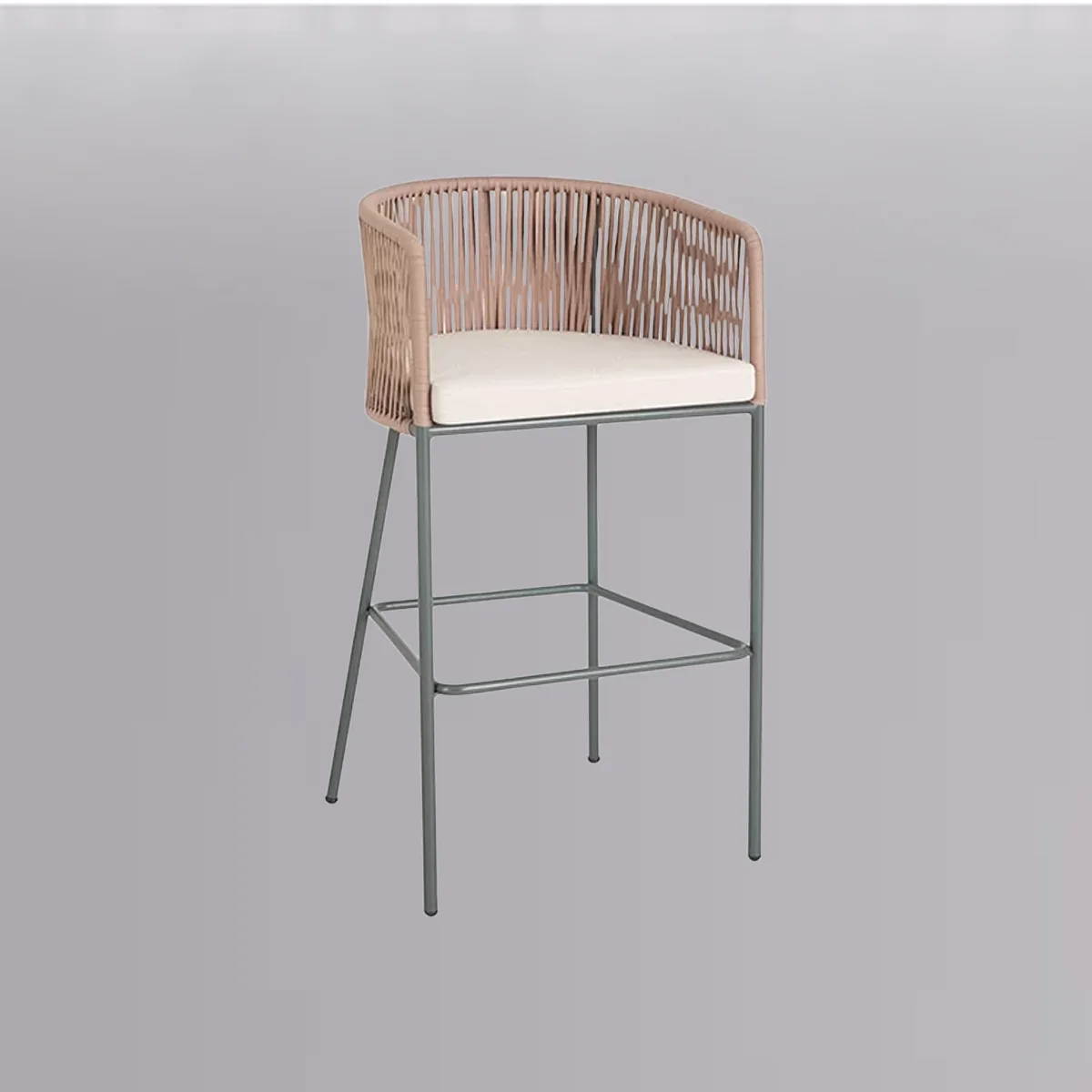 The Sofa & Chair Company Bespoke Bench inMonsieur Baudelaire Terracotta & Natural Oak Finish?>
