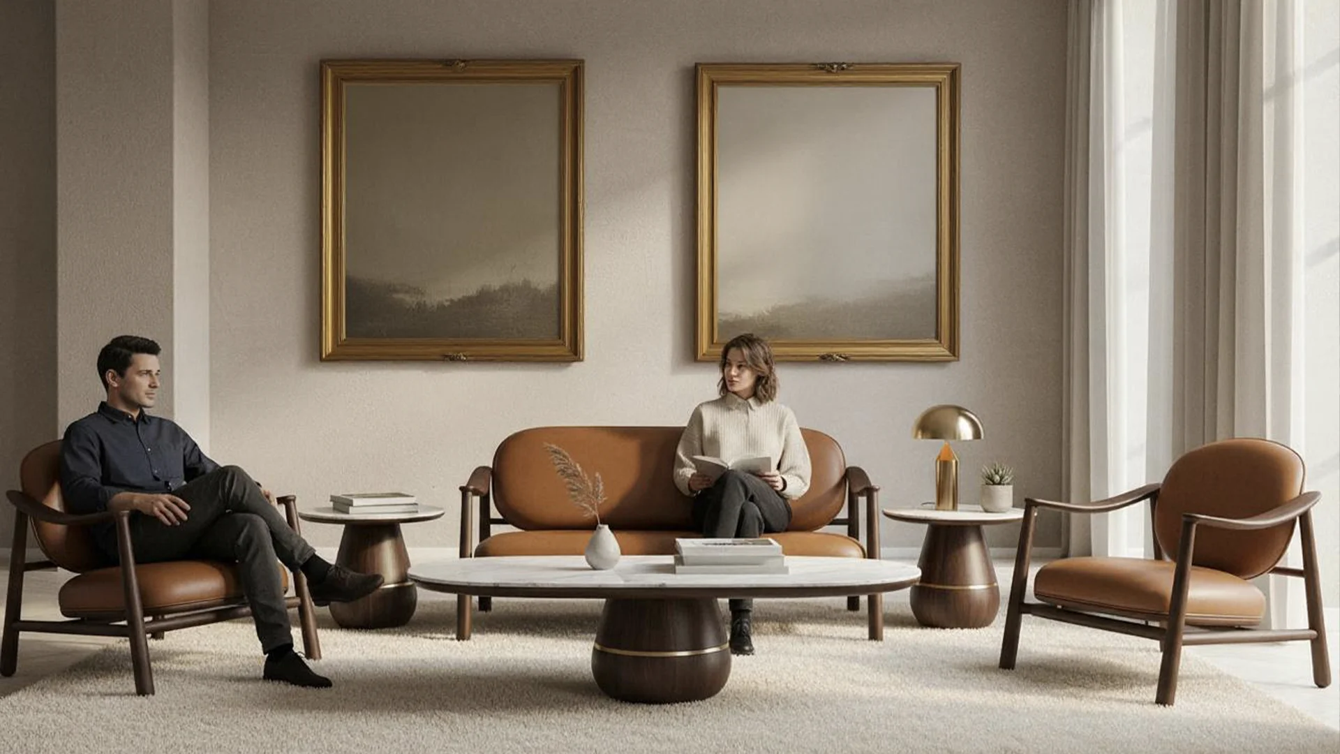 Bramwell Side Table - The Heritage Collection - lifestyle view 2