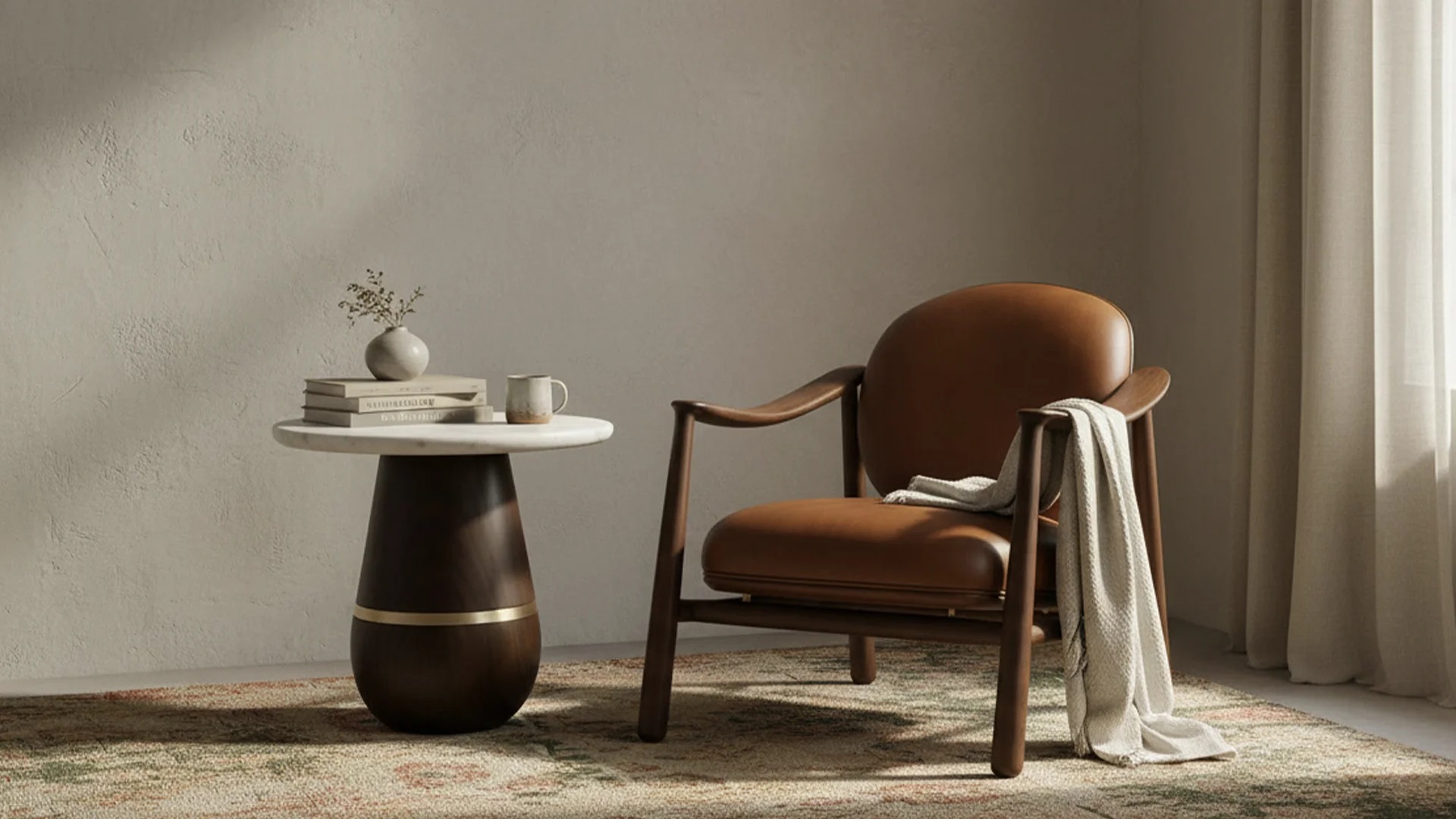 Bramwell Side Table - The Heritage Collection - lifestyle view 4