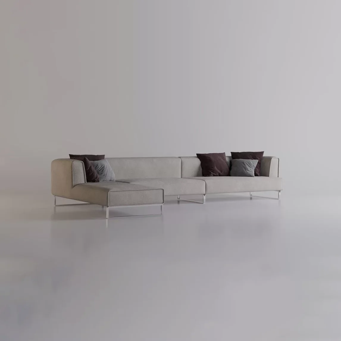 The Sofa & Chair Company Bespoke Bench inMonsieur Baudelaire Terracotta & Natural Oak Finish?>