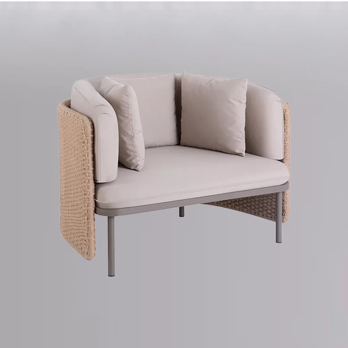 The Sofa & Chair Company Bespoke Bench inMonsieur Baudelaire Terracotta & Natural Oak Finish?>